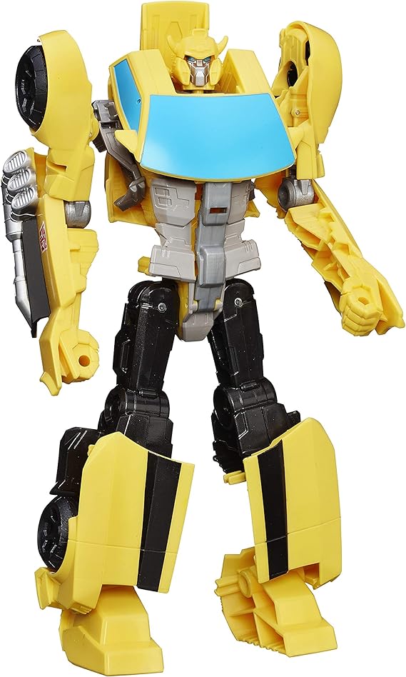 Transformers Toys Heroic Bumblebee Action Figure - Timeless Large-Scale Figure, Changes into Yellow Toy Car, 11"